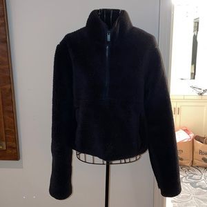 Alo half zip Sherpa sweater